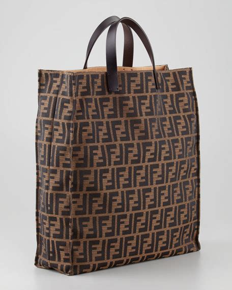 fendi zucca always shopper tote bag